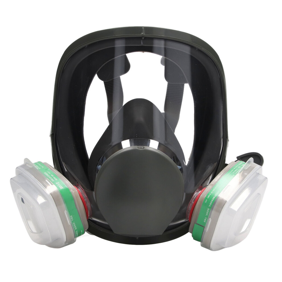 Full Face Respirator Reusable Organic Vapor Filter With 10 Cotton Filters For Welding Painting 8371354596306