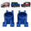 Aluminium RC-Hinterachsträger 1/8 4WD Blau 1