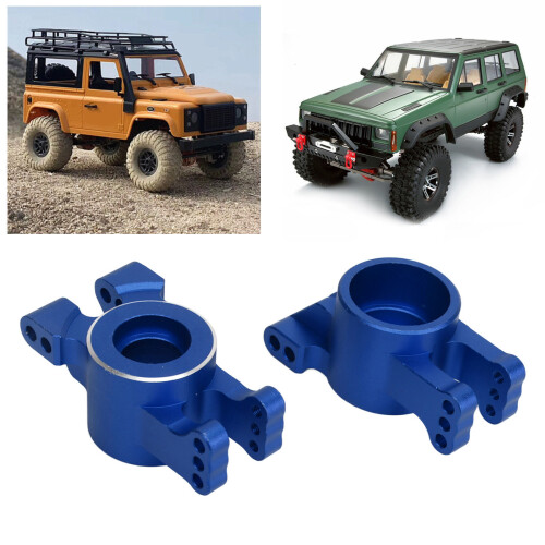 Aluminium RC-Hinterachsträger 1/8 4WD Blau 2
