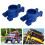Aluminium RC-Hinterachsträger 1/8 4WD Blau 7