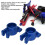 Aluminium RC-Hinterachsträger 1/8 4WD Blau 9