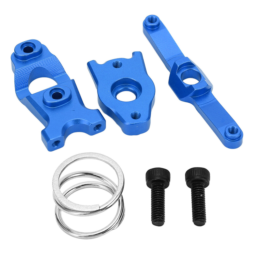 Aluminum Alloy Rc Steering Assembly For 1/16 Rc Cars Blue 4941354596602