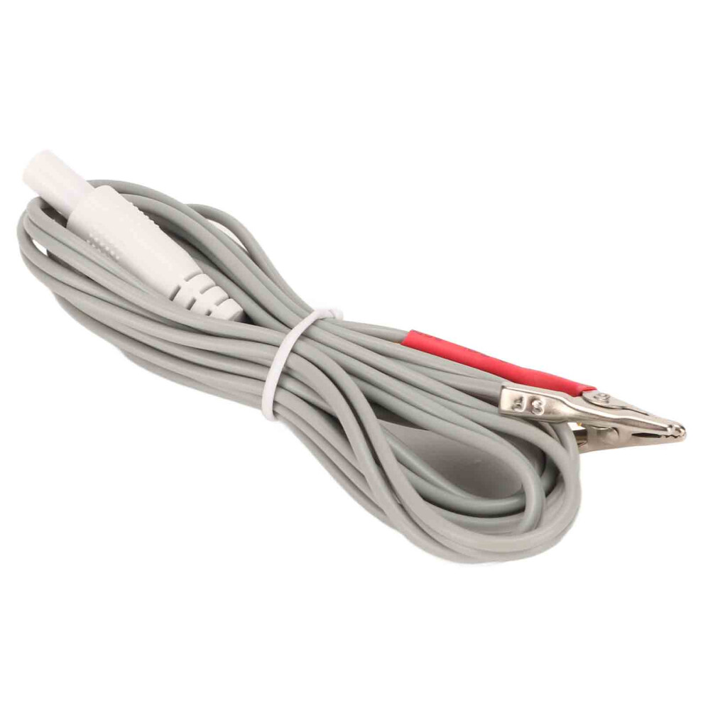 Grey 5Pcs Tens Electrode Clip Wires For Physical Therapy & Massager