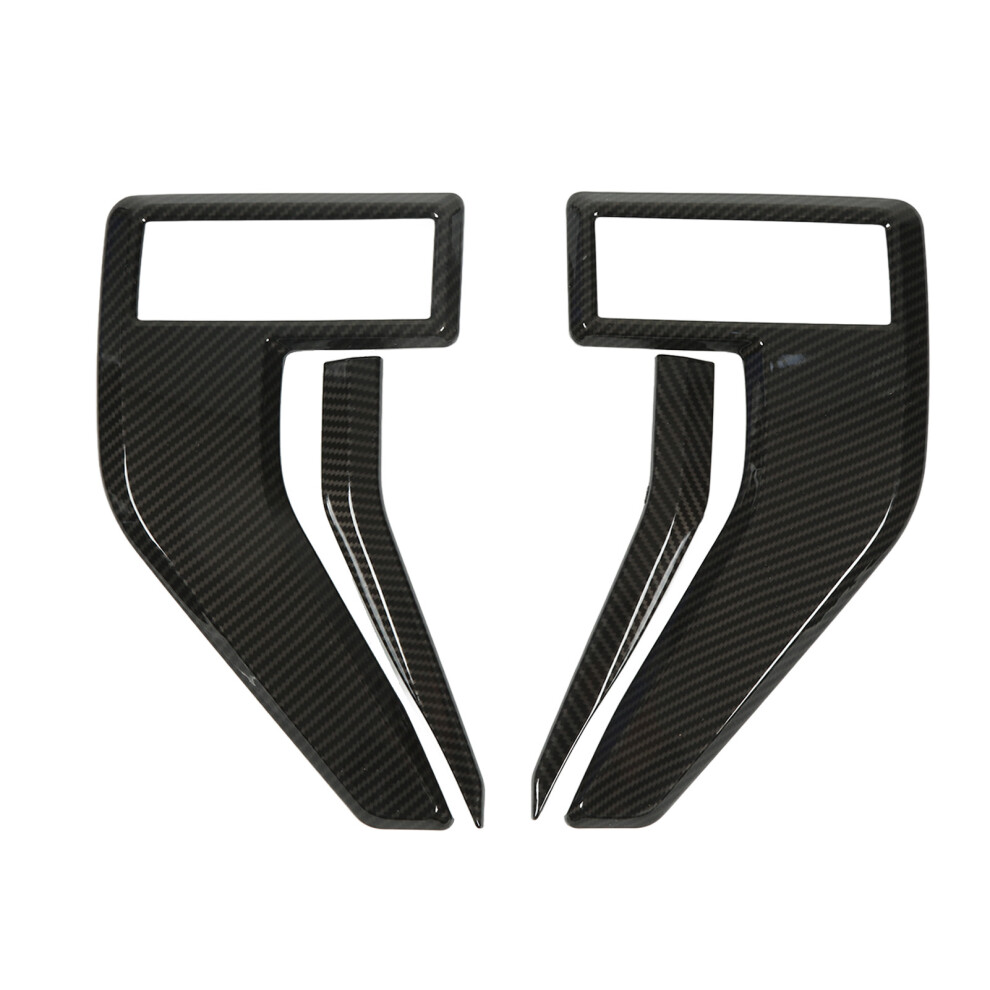 Carbon Fiber Style Side Vent Fender Badge Cover For Ford 2021+ 4921354603630