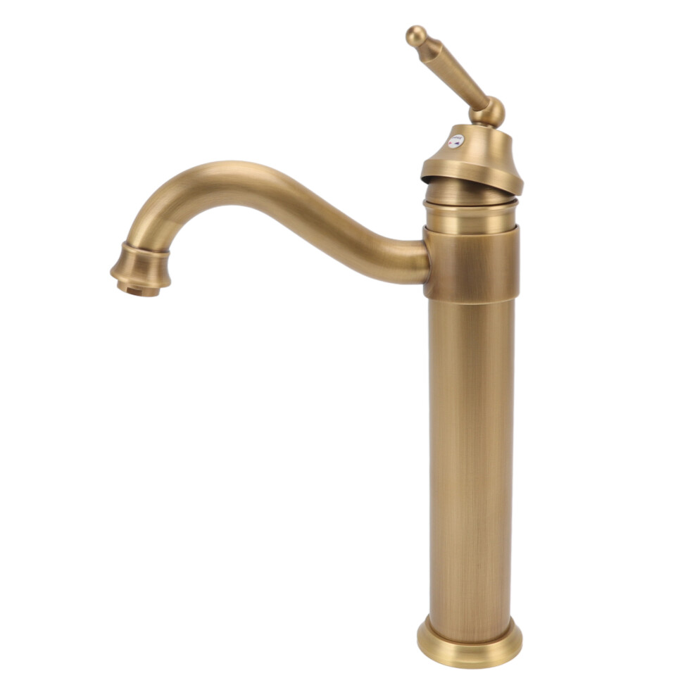 Copper Retro Industrial Single Handle Sink Faucet 32Cm Height 4141354604752