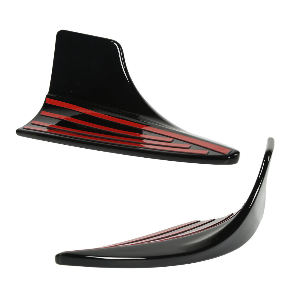 Mercedes W206 C43 Front Bumper Lip Spoiler Replacement Glossy 2021+ Black 8441354605411