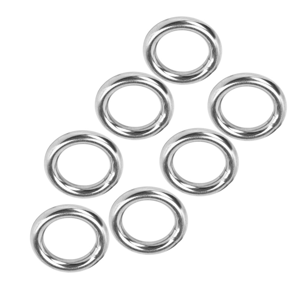 7Pcs 8x30mm Metal O Rings Waterproof Rustproof 304 Stainless Steel-image-OPC-PMFFGZP-NEW
