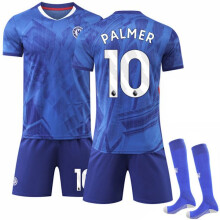 (22)25-26 Camiseta local del Chelsea para niños y adultos Camiseta deportiva con calcetines n.º 10 Palmer-XF18-