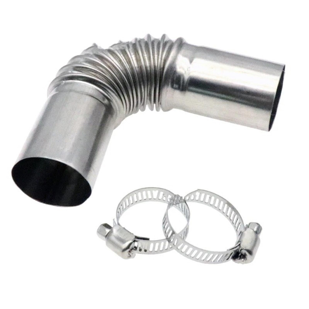 Vent Exhaust Hose 24Mm Exhaust Tube Connector Elbow Pipe For Diesel Parking Heater With Clamps 9084446592849