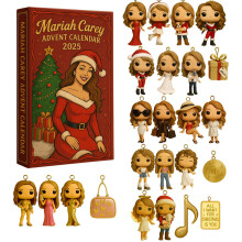 (Style B)Mariah Carey Calendrier de l'Avent de Noël Boîte Aveugle 24 Jours Décoration Compte à rebours