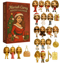(Style A)Mariah Carey Calendrier de l'Avent de Noël Boîte Aveugle 24 Jours Décoration Compte à rebours