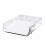 Large Transparent Plastic File Organizer 26.5x33x7.5cm Stackable Desktop Storage 2