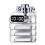 Large Transparent Plastic File Organizer 26.5x33x7.5cm Stackable Desktop Storage 6