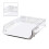 Large Transparent Plastic File Organizer 26.5x33x7.5cm Stackable Desktop Storage 10