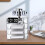 Large Transparent Plastic File Organizer 26.5x33x7.5cm Stackable Desktop Storage 7