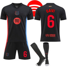 (28) Barcelona Auswärtstrikot Sport Kinder/Erwachsene Neu Nr. 6 GAVI 28