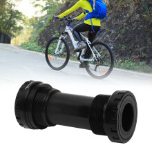 Aluminum Alloy Threaded Bike Bottom Bracket for Mountain Bike Black