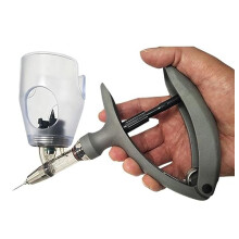 Automatic Continuous Syringe For Livestock, 2ml Capacity, For Sheep And Cattle, Easy Bottle Insertion