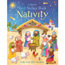 First Sticker Book Nativity by Felicity Brooks Paperback Book
