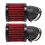 45-Bogen-Luftfilter 28-48mm GPZ/KZ Schwarz Rot 15
