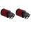 45-Bogen-Luftfilter 28-48mm GPZ/KZ Schwarz Rot 16