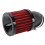 45-Bogen-Luftfilter 28-48mm GPZ/KZ Schwarz Rot 3
