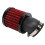 45-Bogen-Luftfilter 28-48mm GPZ/KZ Schwarz Rot 11