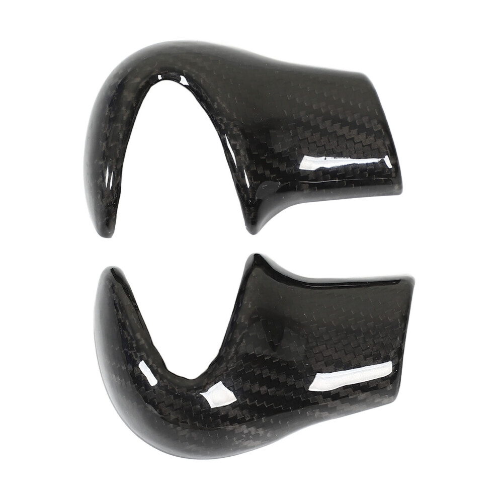 Carbon Fiber Gear Shift Knob Cover For Cooper R55-61 Bright Black 8401354619757