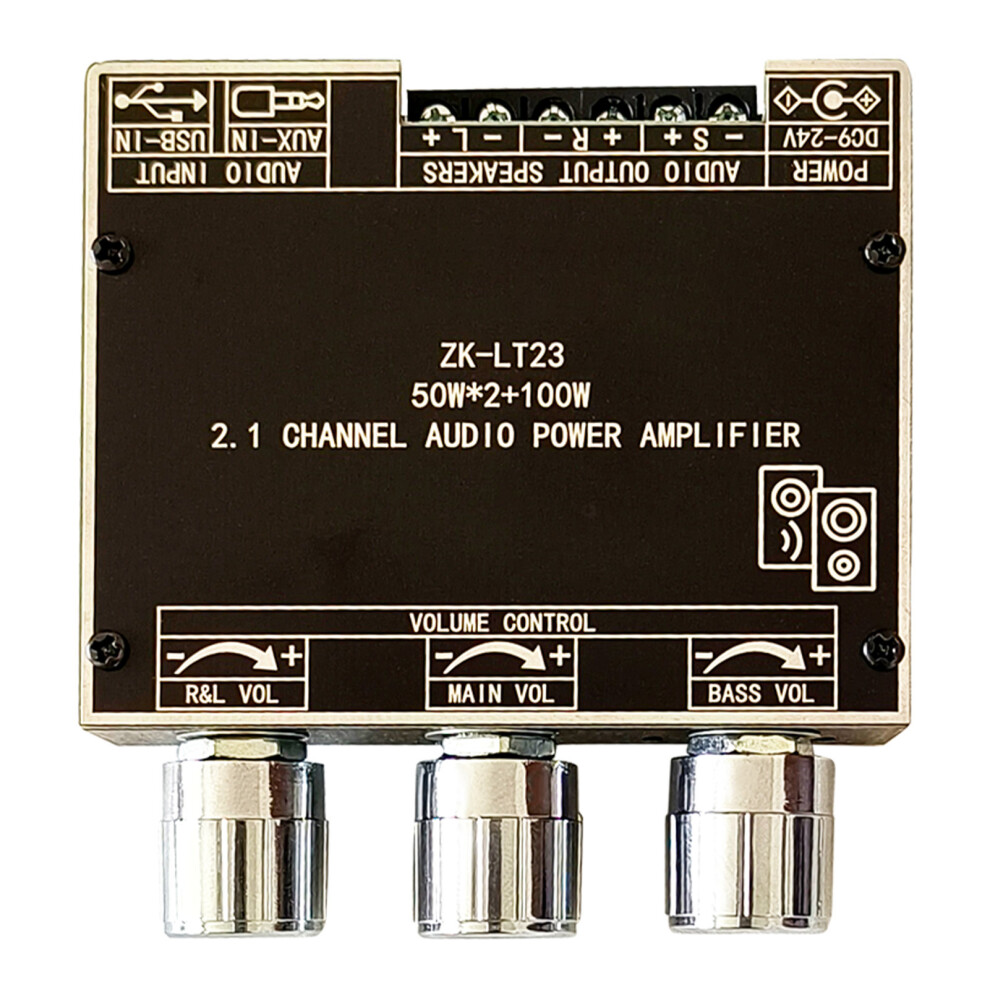 Amplifier Board Lt23 2.1 Channel Bluetooth Audio Amp 15W/30W 3421354620404