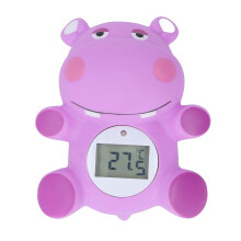 Baby-Badewannenthermometer, Cartoon-Tier, IPX7,
