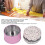 4 Sets Rustproof Pumpkin-Shaped Pin Cushions with Storage Box, 8x7.7cm 6