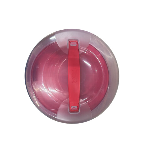 Whitefurze 30cm Round Airtight Cake Box with Handle 1