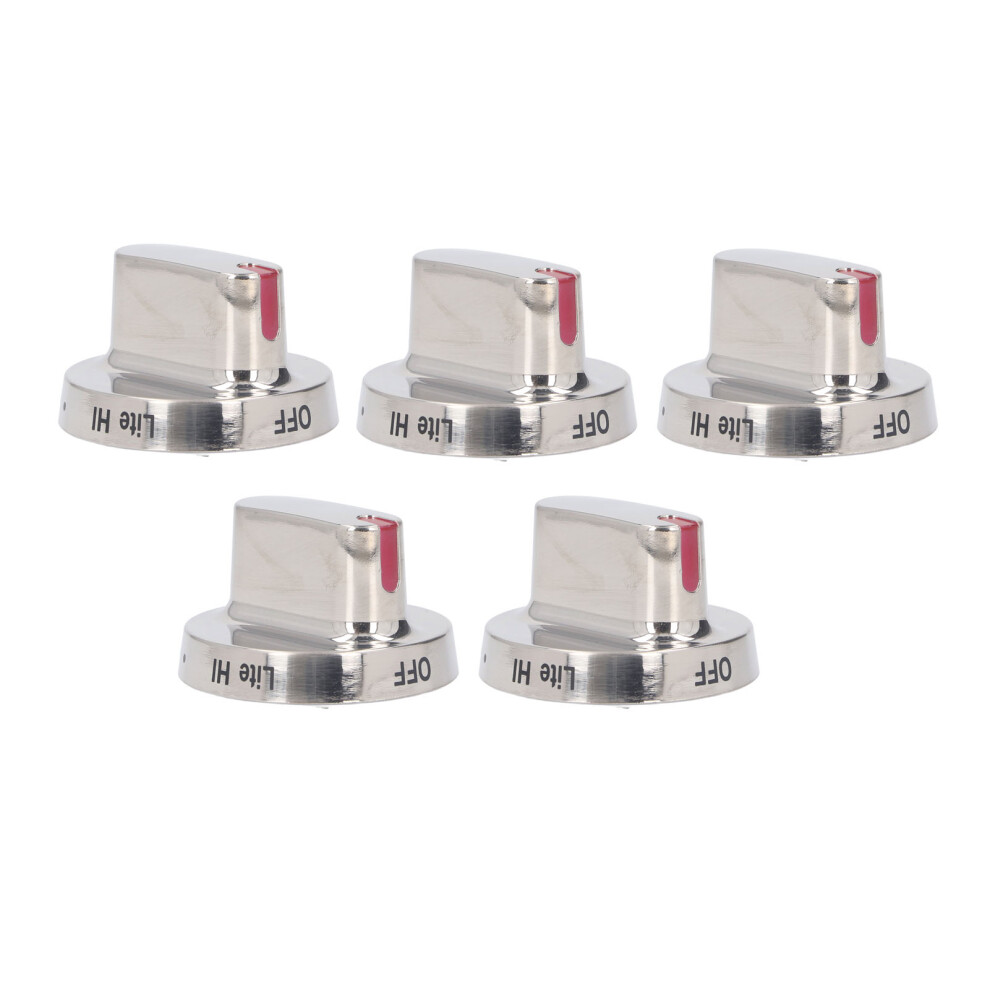5Pc Stainless Steel Stove Knob Covers For Dg64-00472A And More Models 6901354624864