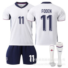 (Niños 24 (130-140 cm))Foden 11 Inglaterra Campeonato Europeo chándal deportivo de casa número último