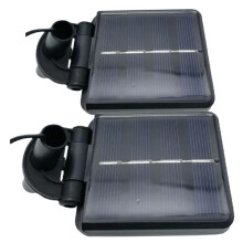 Solar Light Replacement Top 2-Piece 2.5x3 Inch Waterproof Battery Box Sensor Outdoor Garden Solar Top