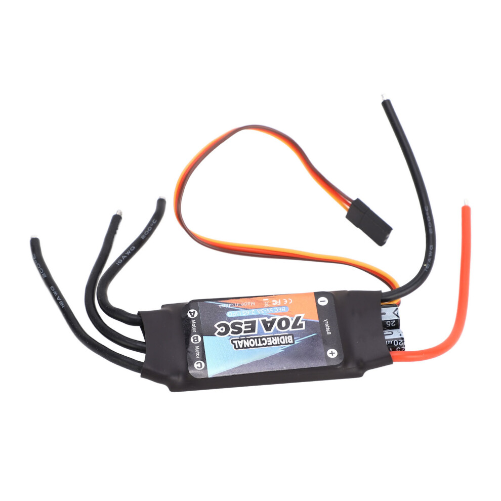 Rc Brushless 70A Esc With Dual Direction For Rc Boat Underwater Propeller 5031354625583