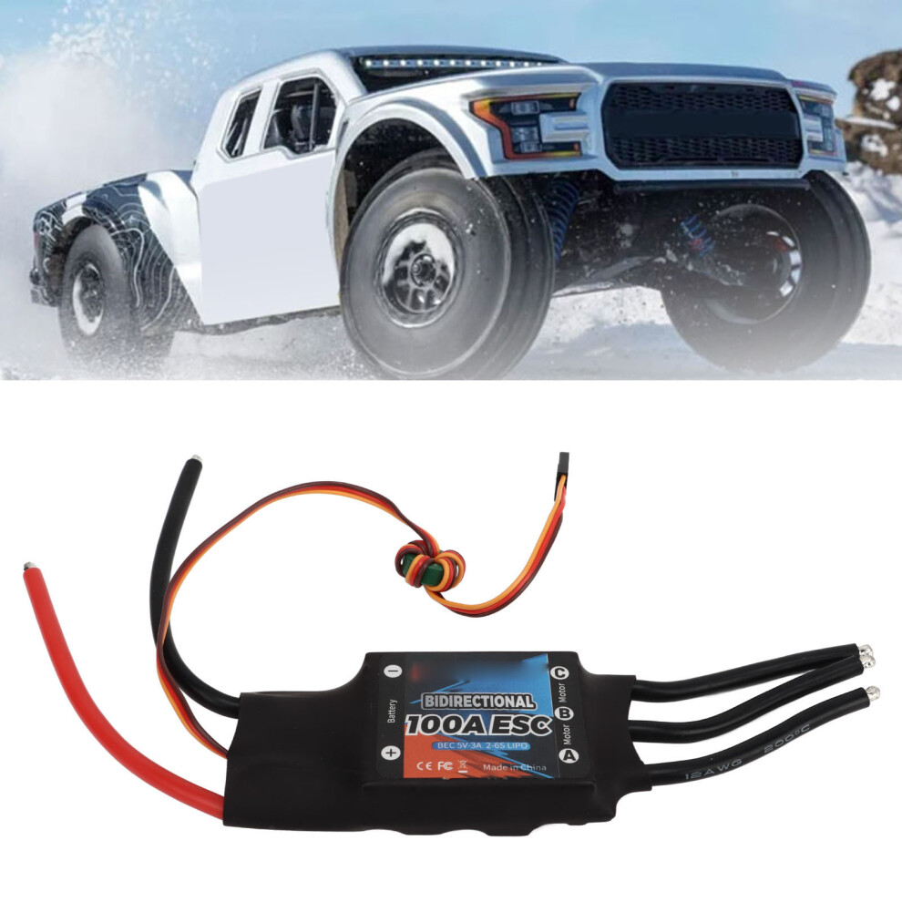 Reliable 100A Brushless Esc 2-6S Bec 3A 5V For Underwater Thrusters 8791354625668