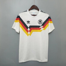 DEUTSCHLAND 1990 HEIM-Trainingsanzug Retro-Sportshirt XL