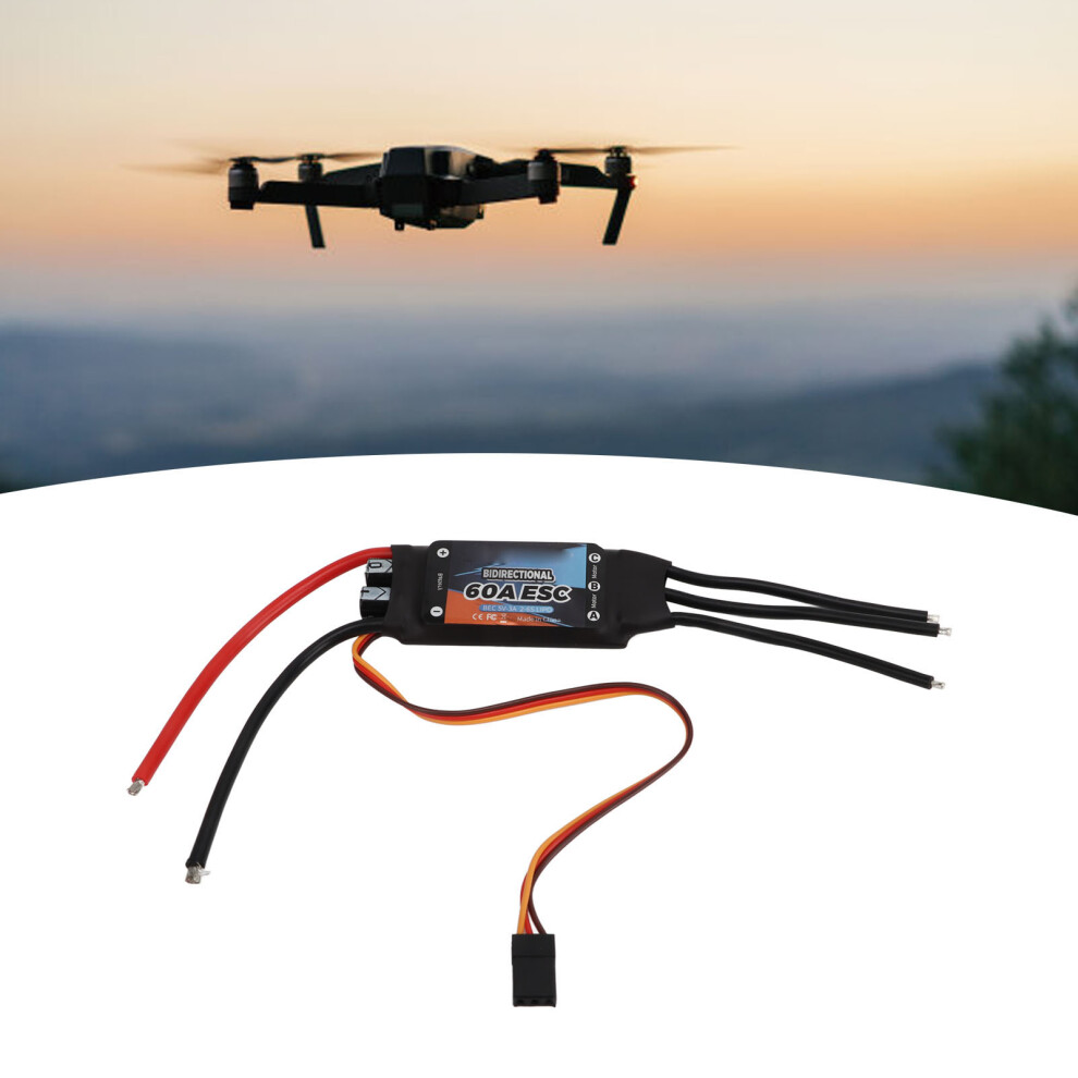 Plug & Play 60A Bidirectional Brushless ESC for RC Cars Boats Ships-image-OPC-PMFGRG5-NEW