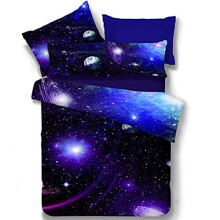 3D Printed Bedding Set, Polyester Quilt Cover And Bed Sheet, 240x225cm, High-Density Non-Fading Material, Three-Piece