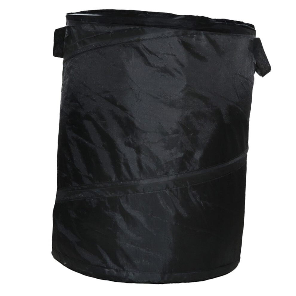 Folding Car Hanging Trash Can Portable Automobile Garbage Bin For Back Seat Use Keeps Interior Clean 9393856599158