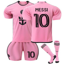 (28)Tuta sportiva Inter Miami CF Home con calzini per bambini n. 10 Messi Home 28