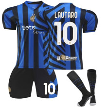 (26)Inter Mailand Heimtrikot für Kinder #10 Lautaro - Offizielles Sporttrikot Heimtrikot 26