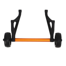 MX07 1/7 4WD RC Wheelie-Bar-Set, schwarz/orange 120g