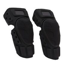 2Pcs Motorcycle Elbow Protectors Anti-Collision Impact Wear-Resistant Velvet Black