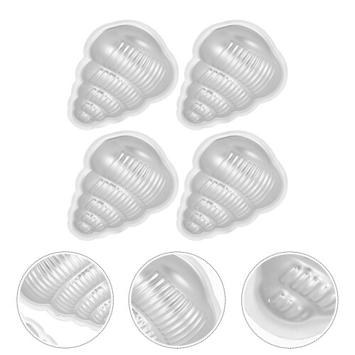 4Stück Badebombenform Aluminiumlegierung Für Diy Pudding 2