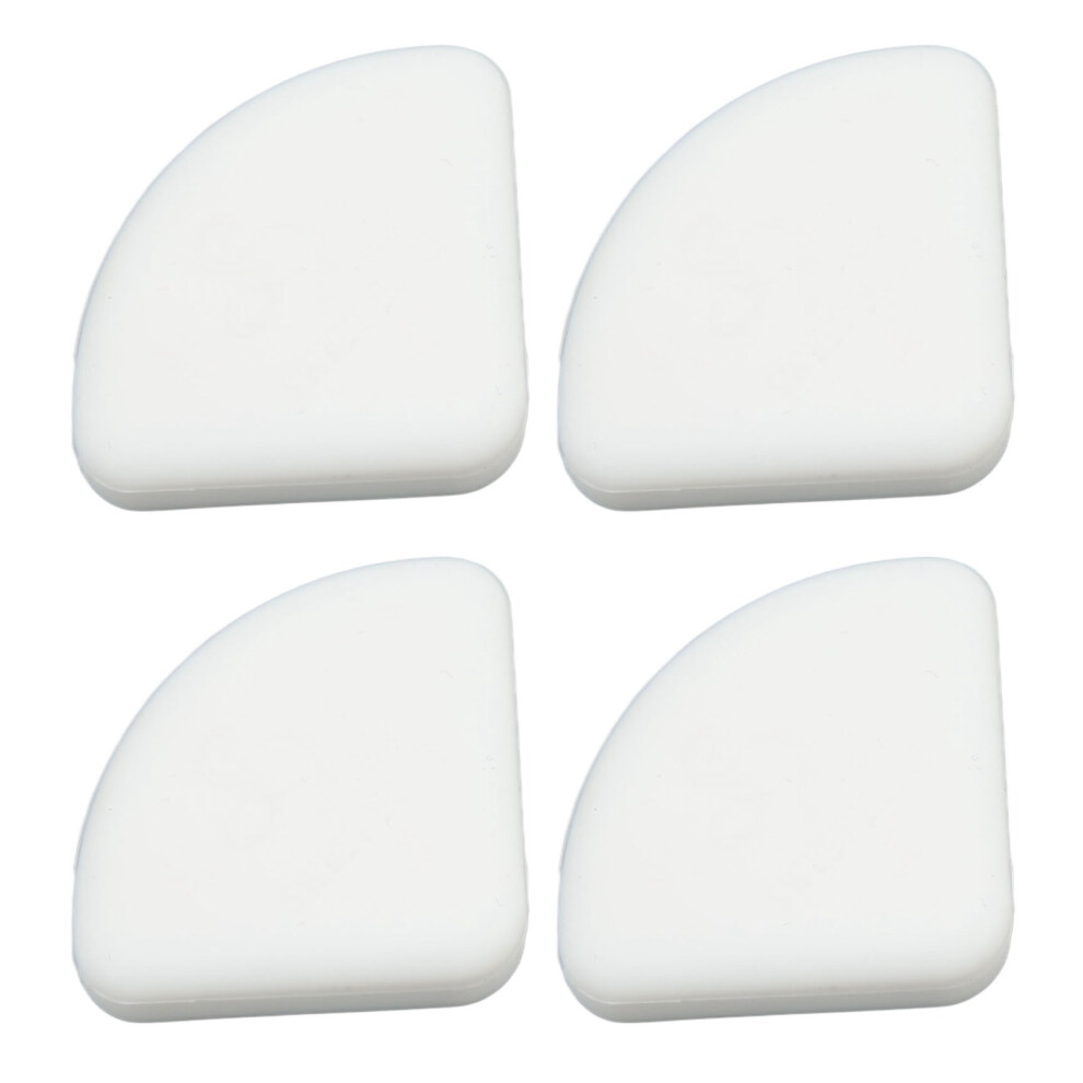 30Pcs Silicone Edge Protectors, 3X3x0.9cm Safe Furniture Bumpers White