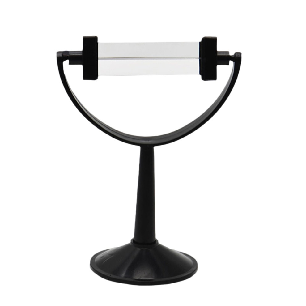 Rainbow Triangular Optical Glass Prism With Stand 8 Cm For Photography Effects And Physics Teaching Light 9354506515744