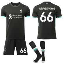 (XS) Liverpool Auswärtstrikot für Kinder und Erwachsene, Spieltrikot Nr. 66 Alexander-Arnold XS