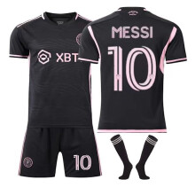 (Erwachsene L (175-180 cm)) Major League Sport Messi #10 Miami International Trainingsanzug Heim Auswärts